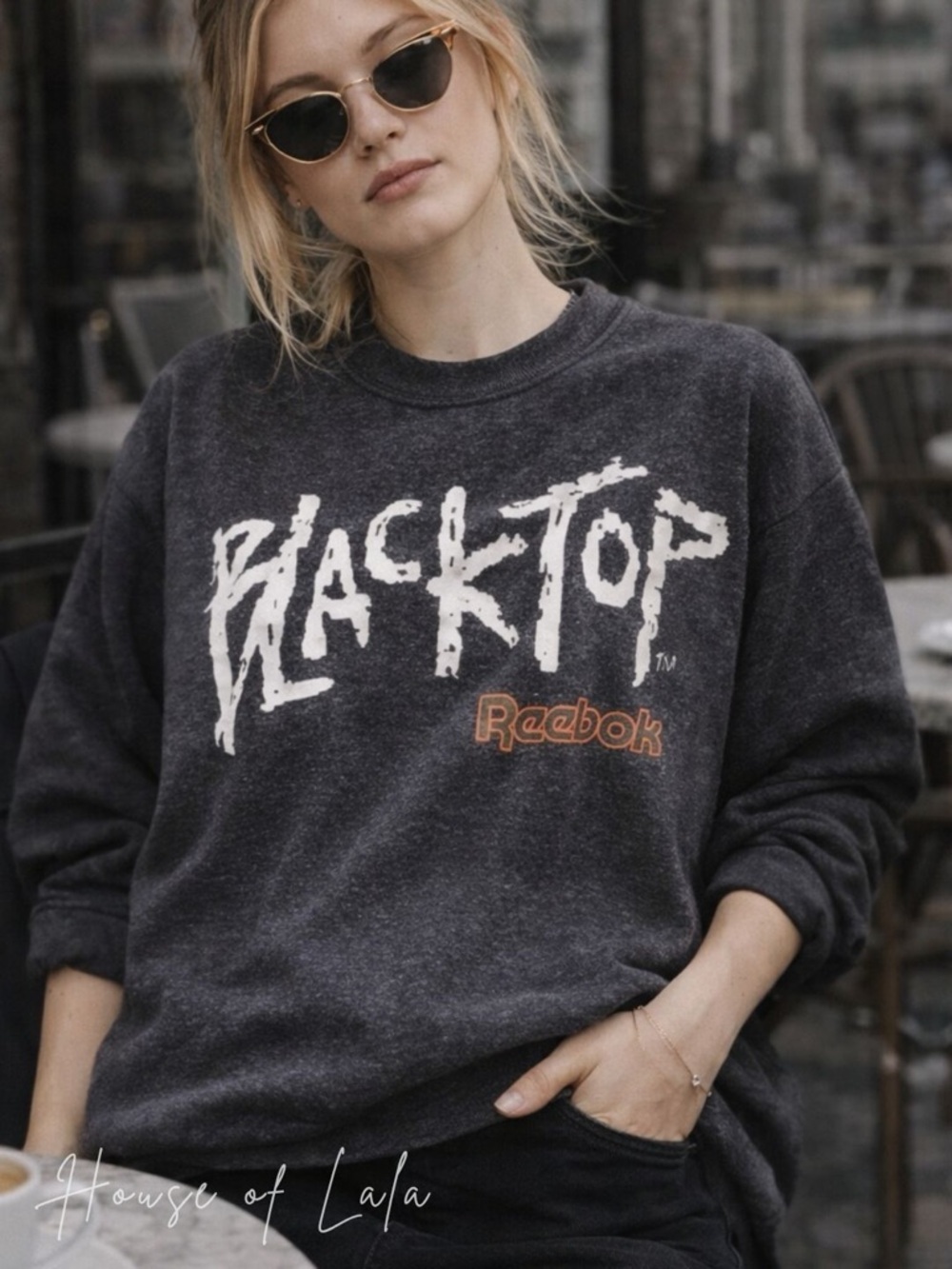 90s Reebok Sweater Vintage Pullover Grey Sweatshirt. Boyfriend Crew Neck. Medium